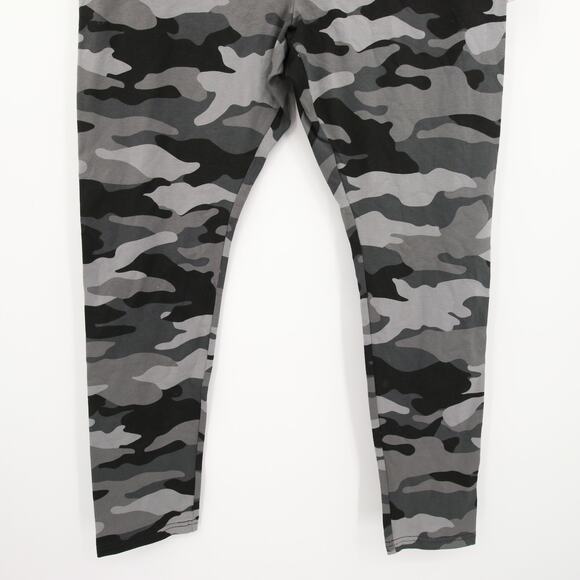 Wild Fable Leggings Gray Black Camouflage Camo Print High Rise Stretch Pants XXL - Picture 3 of 11